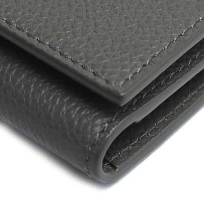 SAINT LAURENT サンローラン 6連 YSLロゴ キーケース グレー 613334 レディース【中古】