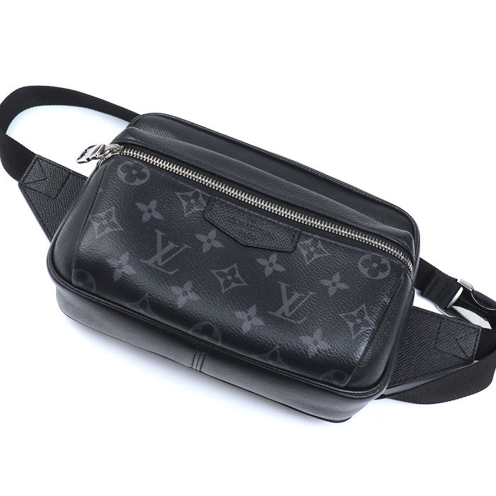 LOUIS VUITTON ルイ・ヴィトン タイガラマ バムバッグ アウトドア ボディバッグ ブラック M30245 FO5220 メンズ【中古】【美品】