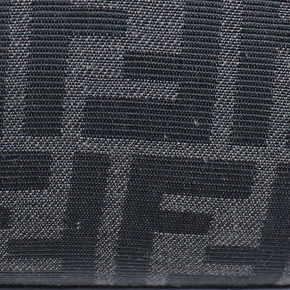 FENDI フェンディ ミニ トラベル ズッカ ショルダーバッグ ブラック 7VA552 ユニセックス【中古】【美品】