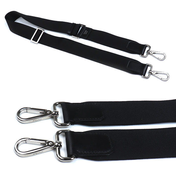 FENDI フェンディ ミニ トラベル ズッカ ショルダーバッグ ブラック 7VA552 ユニセックス【中古】【美品】