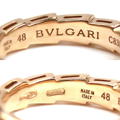 BVLGARI ブルガリ K18PG ピンクゴールド セルペンティ リング・指輪 349647 8号 48 5.2g レディース【中古】【美品】
