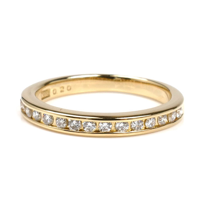 MIKIMOTO ミキモト K18YG イエローゴールド リング・指輪 ダイヤモンド0.20ct 7号 2.3g レディース【中古】【美品】