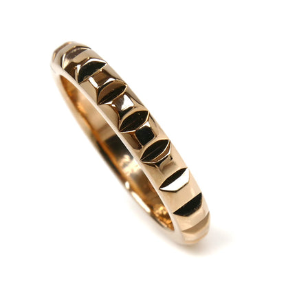 Boucheron ブシュロン K18PG ピンクゴールド キャトル クルドパリ ミディアム リング・指輪 JAL00108 5号 45 3.0g レディース【中古】【美品】