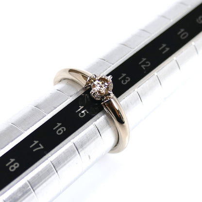 KASHIKEY カシケイ K18シャンパンゴールド ソリティア BD リング・指輪 KSB030RCG ダイヤモンド0.31ct/0.01ct 14号 4.1g レディース【中古】【美品】