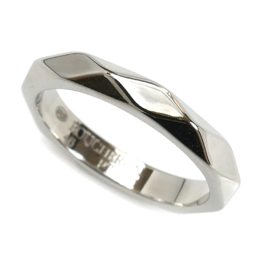 Boucheron ブシュロン Pt950プラチナ ファセット ミディアム リング・指輪 JAL00014 6号 46 4.2g レディース【中古】【美品】