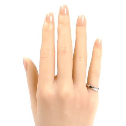 Boucheron ブシュロン Pt950プラチナ ファセット ミディアム リング・指輪 JAL00014 6号 46 4.2g レディース【中古】【美品】