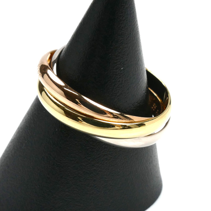 CARTIER カルティエ K18YG/PG/WG トリニティ リング・指輪 B4086155 15号 55 5.6g レディース【中古】【美品】