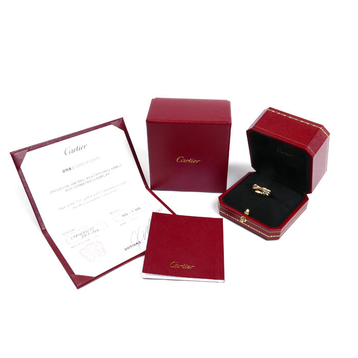 CARTIER カルティエ K18YG/PG/WG トリニティ リング・指輪 B4086155 15号 55 5.6g レディース【中古】【美品】