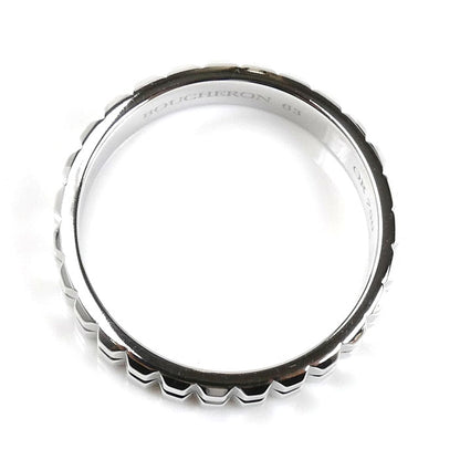 Boucheron ブシュロン K18WG ホワイトゴールド ポワント ド ディアマン リング・指輪 22.5号 63 9.0g メンズ【中古】【美品】