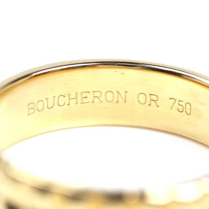Boucheron ブシュロン K18YG イエローゴールド ポワント ド ディアマン リング・指輪 19号 7.6g メンズ【中古】【美品】