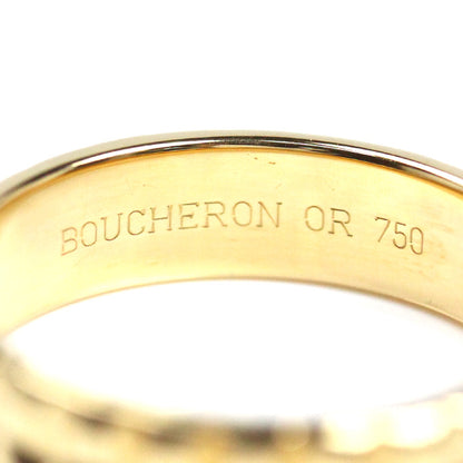 Boucheron ブシュロン K18YG イエローゴールド ポワント ド ディアマン リング・指輪 19号 7.6g メンズ【中古】【美品】