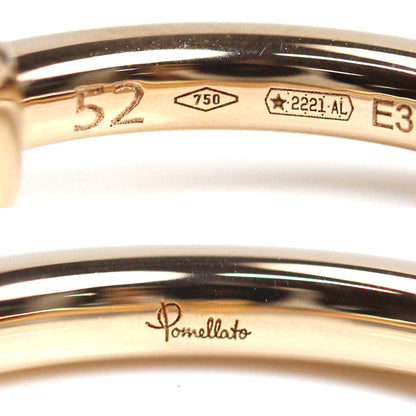 Pomellato ポメラート K18PG ピンクゴールド トゥギャザー リング・指輪 PAC5014-O7000-DB000 13号 4.0g レディース【中古】【美品】
