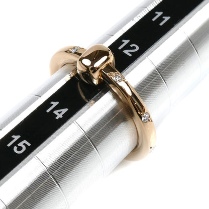Pomellato ポメラート K18PG ピンクゴールド トゥギャザー リング・指輪 PAC5014-O7000-DB000 13号 4.0g レディース【中古】【美品】