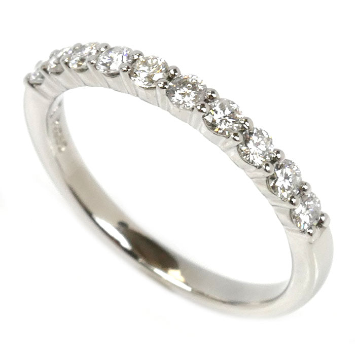 Vendome Aoyama ヴァンドーム青山 Pt950プラチナ ハーフエタニティ リング・指輪 APVR035507DI ダイヤモンド0.30ct 9号 2.6g レディース【中古】【美品】