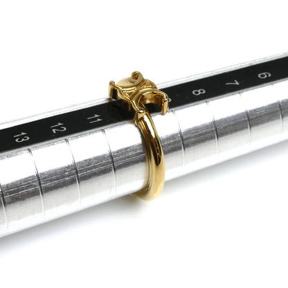 CELINE セリーヌ 真鍮 トリオンフ アシンメトリック リング リング・指輪 460PP6BRA.35OR 9.5号 50 レディース【中古】