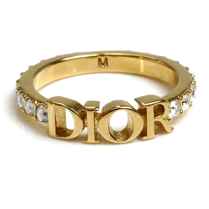 Dior ディオール GP ラインストーン Dio(r)evolution ディオレボリューション リング・指輪 R1009DVOCY_D301 12号 レディース【中古】