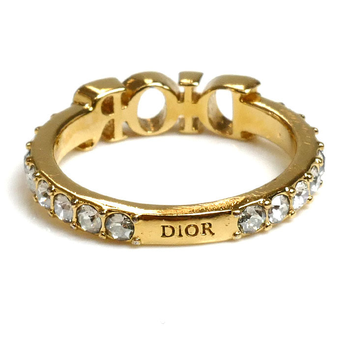 Dior ディオール GP ラインストーン Dio(r)evolution ディオレボリューション リング・指輪 R1009DVOCY_D301 12号 レディース【中古】