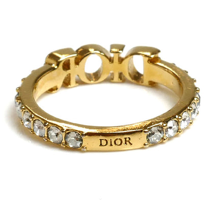 Dior ディオール GP ラインストーン Dio(r)evolution ディオレボリューション リング・指輪 R1009DVOCY_D301 12号 レディース【中古】