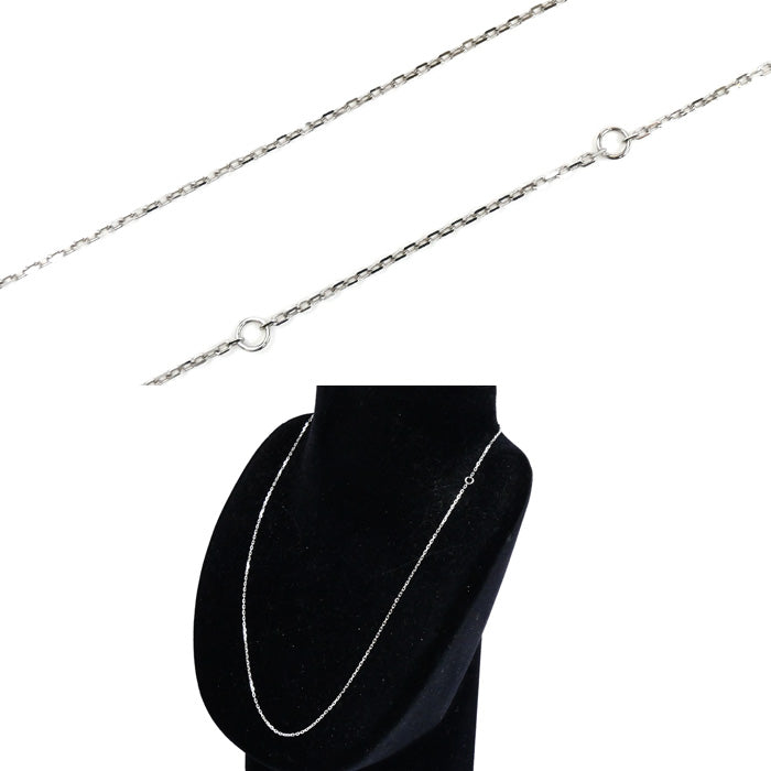 CARTIER カルティエ K18WG ホワイトゴールド ネックレス B7060800 3.1g 38/42/46cm レディース【中古】