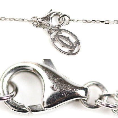 CARTIER カルティエ K18WG ホワイトゴールド ネックレス B7060800 3.1g 38/42/46cm レディース【中古】