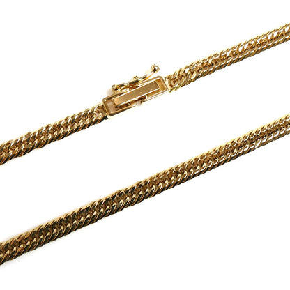 K18YG イエローゴールド ネックレス 喜平12面トリプルカット 10.1g 40cm レディース【中古】