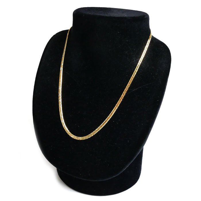 K18YG イエローゴールド ネックレス 喜平12面トリプルカット 10.1g 40cm レディース【中古】