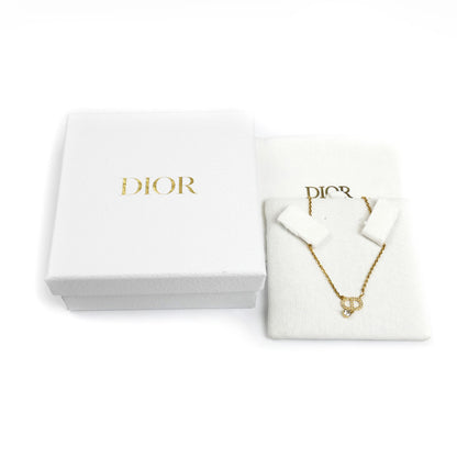 Dior ディオール メタル クリスタル Petit CD ネックレス ネックレス N2890WOMCY_D03S 36.5/41.5cm レディース【中古】