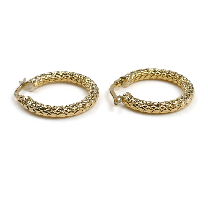 UNOAERRE ウノアエレ K18YG イエローゴールド ピアス 3.4g レディース【中古】