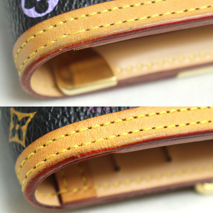 LOUIS VUITTON ルイ・ヴィトン ポルトトレゾール インターナショナル 長財布 ブラック マルチカラー M92658 TH0094 レディース【中古】