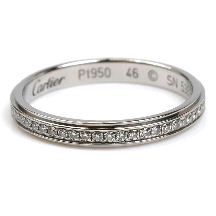 CARTIER カルティエ Pt950プラチナ ダムール リング・指輪 B4093646 ダイヤモンド 6号 46 2.0g レディース【中古】【美品】