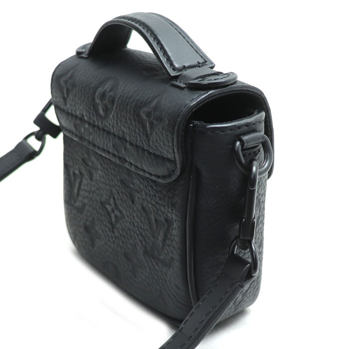 LOUIS VUITTON ルイ・ヴィトン ピコSロック 2Wayショルダーバッグ トリヨン ブラック M83148 ICチップ ユニセックス【中古】