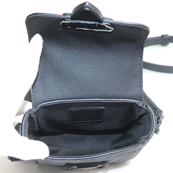 LOUIS VUITTON ルイ・ヴィトン ピコSロック 2Wayショルダーバッグ トリヨン ブラック M83148 ICチップ ユニセックス【中古】