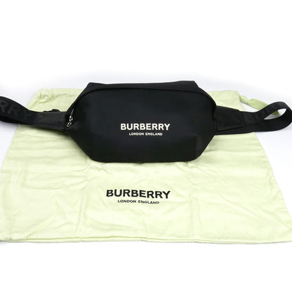 BURBERRY バーバリー ソニー ベルトバッグ ボディバッグ ブラック 8049095 メンズ【中古】【美品】