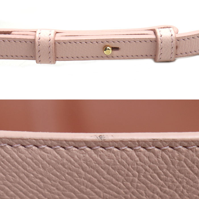 Salvatore Ferragamo サルヴァトーレフェラガモ ニューヴァラ・プレート 2Way トートバッグ ピンク 218348 レディース【中古】【美品】