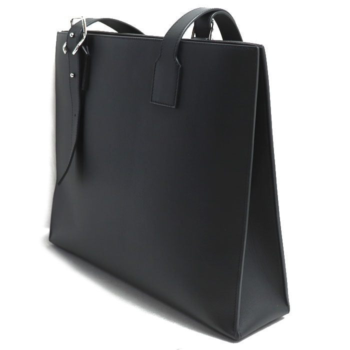 LOEWE ロエベ バックル ホリゾンタル トートバッグ ブラック B692K96X06 メンズ【中古】