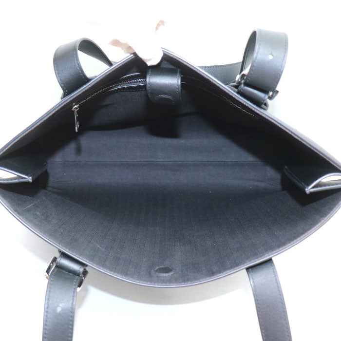 LOEWE ロエベ バックル ホリゾンタル トートバッグ ブラック B692K96X06 メンズ【中古】