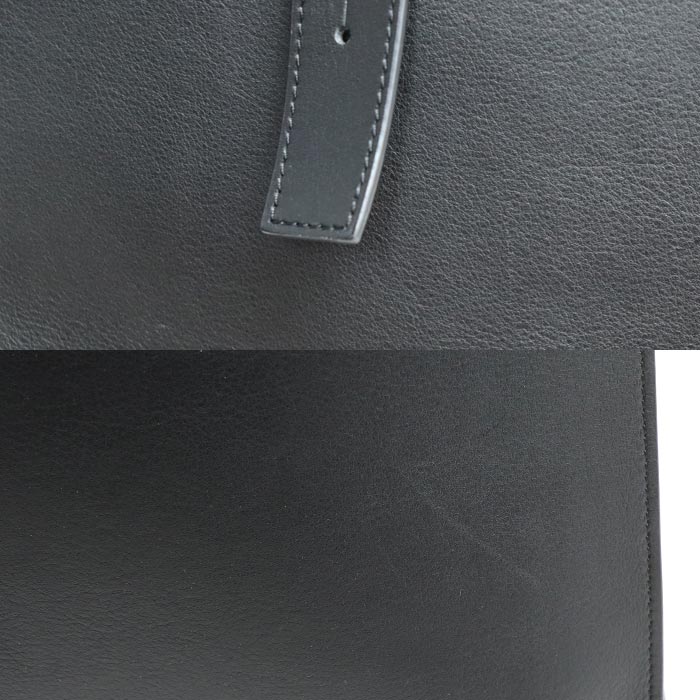 LOEWE ロエベ バックル ホリゾンタル トートバッグ ブラック B692K96X06 メンズ【中古】