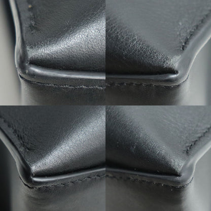 LOEWE ロエベ バックル ホリゾンタル トートバッグ ブラック B692K96X06 メンズ【中古】