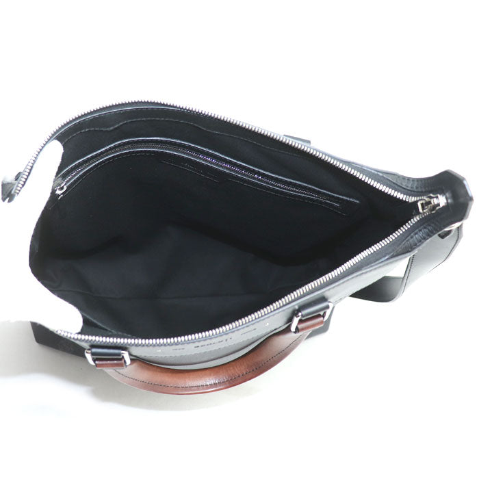 Berluti ベルルッティ パッセンジャーバーティカル 2Way トートバッグ ブラック ブラウン メンズ【中古】