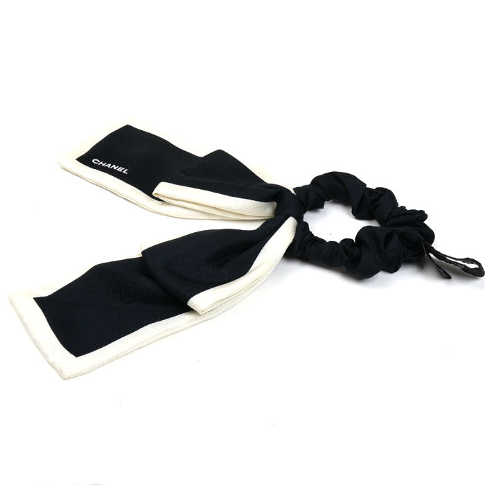 CHANEL シャネル シルク リボンシュシュ ヘアアクセサリー AA7530 レディース【中古】【美品】