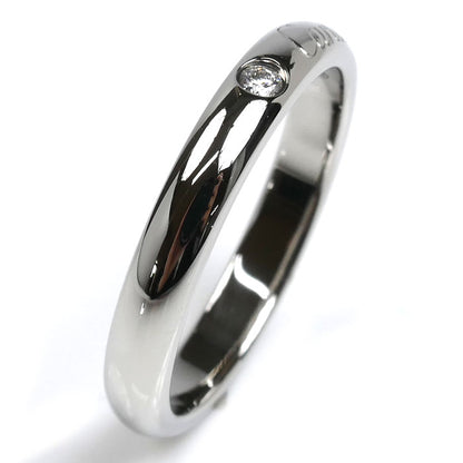 CARTIER カルティエ Pt950プラチナ Cドゥ カルティエ 1Pダイヤ リング・指輪 B4232251 ダイヤモンド 11号 51 4.2g レディース【中古】【美品】