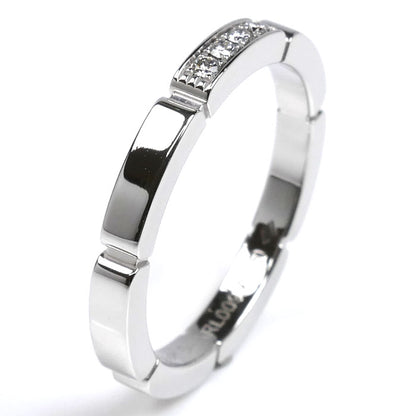 CARTIER カルティエ K18WG ホワイトゴールド マイヨンパンテール 4Pダイヤ リング・指輪 B4080454 ダイヤモンド 14号 54 4.3g レディース【中古】【美品】