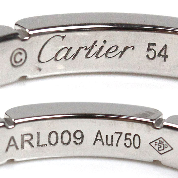 CARTIER カルティエ K18WG ホワイトゴールド マイヨンパンテール 4Pダイヤ リング・指輪 B4080454 ダイヤモンド 14号 54 4.3g レディース【中古】【美品】