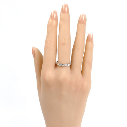 CARTIER カルティエ K18WG ホワイトゴールド マイヨンパンテール 4Pダイヤ リング・指輪 B4080454 ダイヤモンド 14号 54 4.3g レディース【中古】【美品】