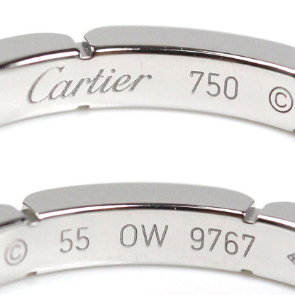 CARTIER カルティエ K18WG ホワイトゴールド マイヨンパンテール 4Pダイヤ リング・指輪 B4080455 ダイヤモンド 14.5号 55 4.4g レディース【中古】【美品】