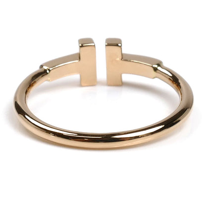 TIFFANY&Co. ティファニー K18PG ピンクゴールド Tワイヤー リング・指輪 60147380 16号 3.0g レディース【中古】【美品】