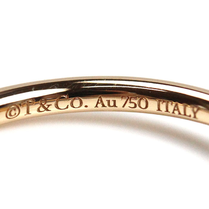 TIFFANY&Co. ティファニー K18PG ピンクゴールド Tワイヤー リング・指輪 60147380 16号 3.0g レディース【中古】【美品】