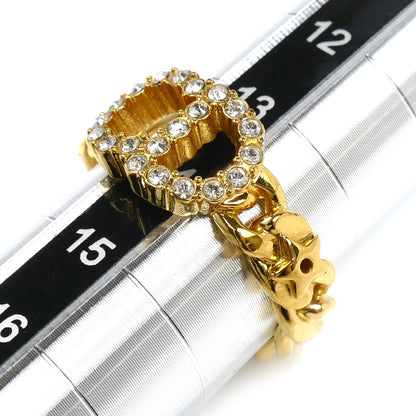 Dior ディオール GP ラインストーン クレール ディー リュヌ リング・指輪 14号 レディース【中古】