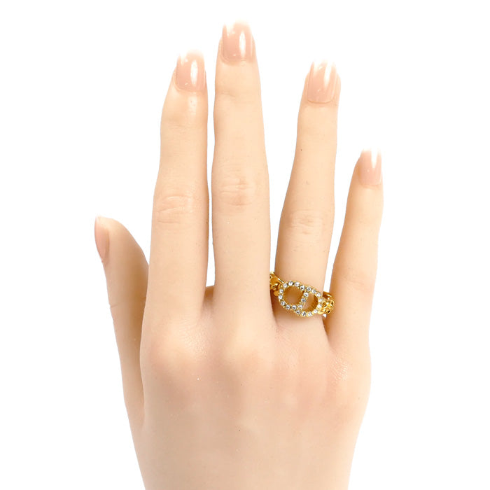 Dior ディオール GP ラインストーン クレール ディー リュヌ リング