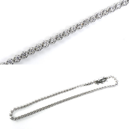 Ponte Vecchio ポンテヴェキオ K18WG ホワイトゴールド ブレスレット ダイヤモンド1.00ct 5.8g 17.5cm レディース【中古】【美品】